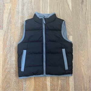 Boys fleece lined puffer vest NWOT